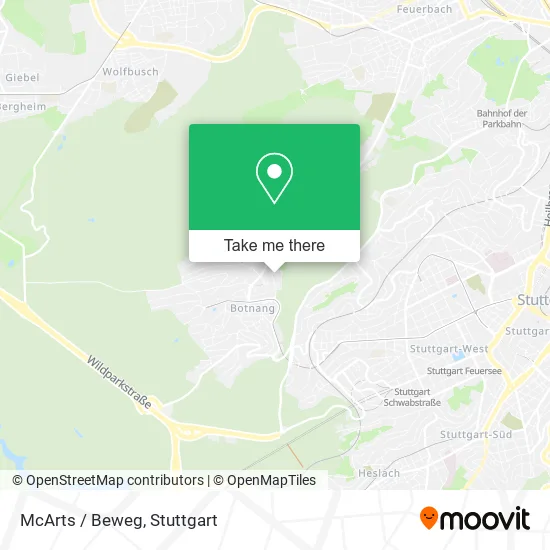 Карта McArts / Beweg