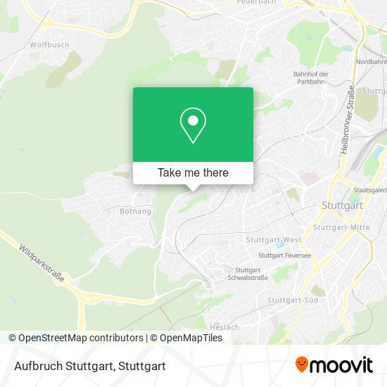 Aufbruch Stuttgart map