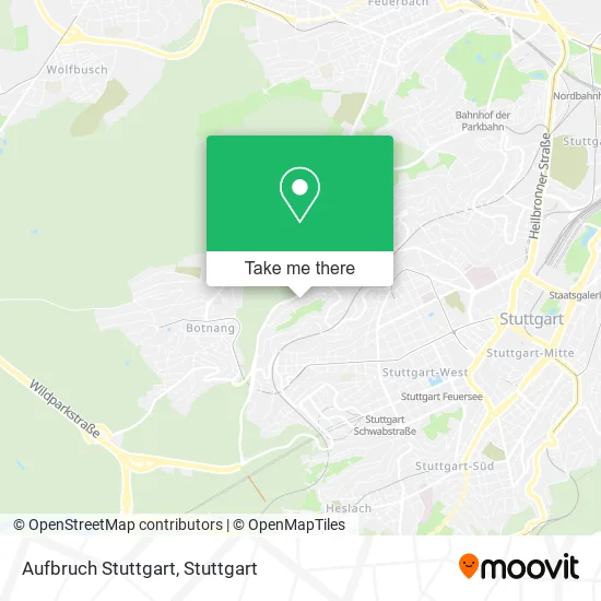 Карта Aufbruch Stuttgart