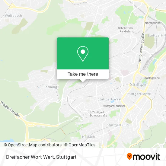Карта Dreifacher Wort Wert