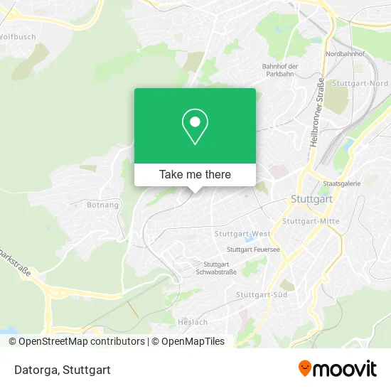 Карта Datorga