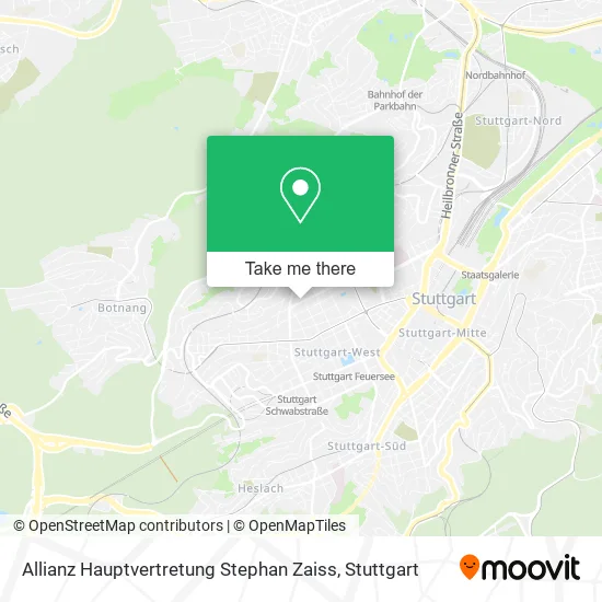 Карта Allianz Hauptvertretung Stephan Zaiss