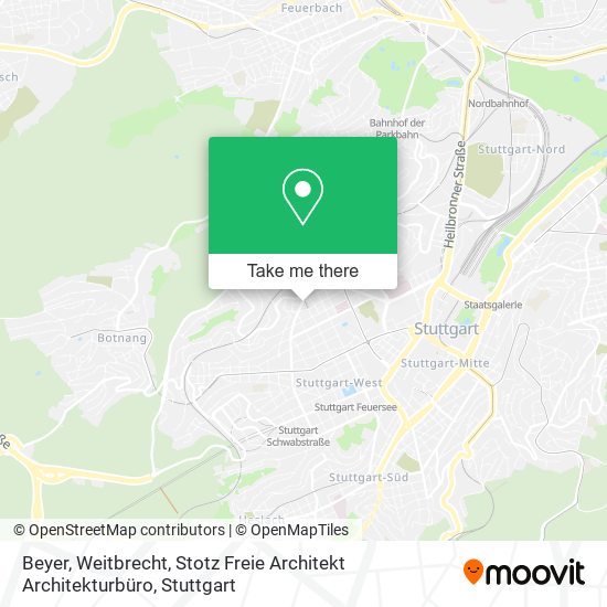 Beyer, Weitbrecht, Stotz Freie Architekt Architekturbüro map