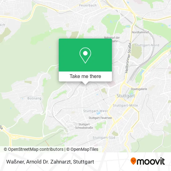 Карта Waßner, Arnold Dr. Zahnarzt