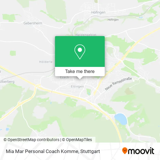 Карта Mia Mar Personal Coach Komme