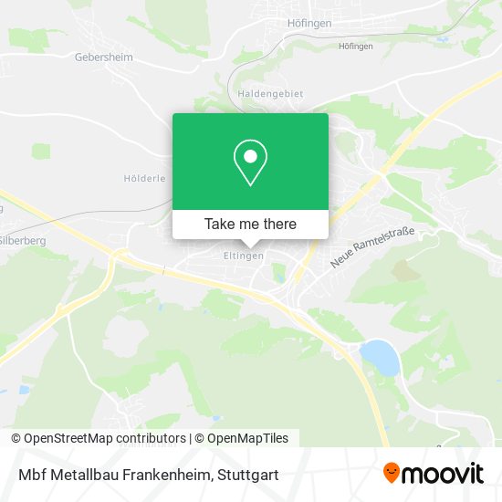 Mbf Metallbau Frankenheim map