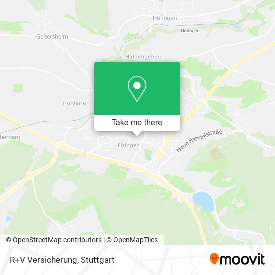 R+V Versicherung map