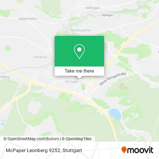 McPaper Leonberg 9252 map