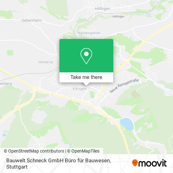 Bauwelt Schneck GmbH Büro für Bauwesen map