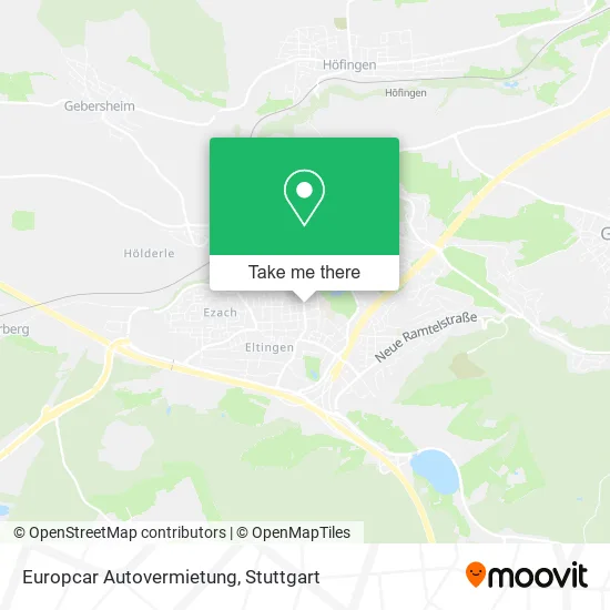 Карта Europcar Autovermietung