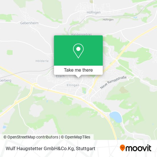 Wulf Haugstetter GmbH&Co.Kg map