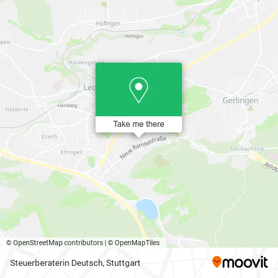 Карта Steuerberaterin Deutsch