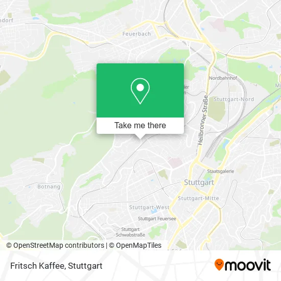 Карта Fritsch Kaffee