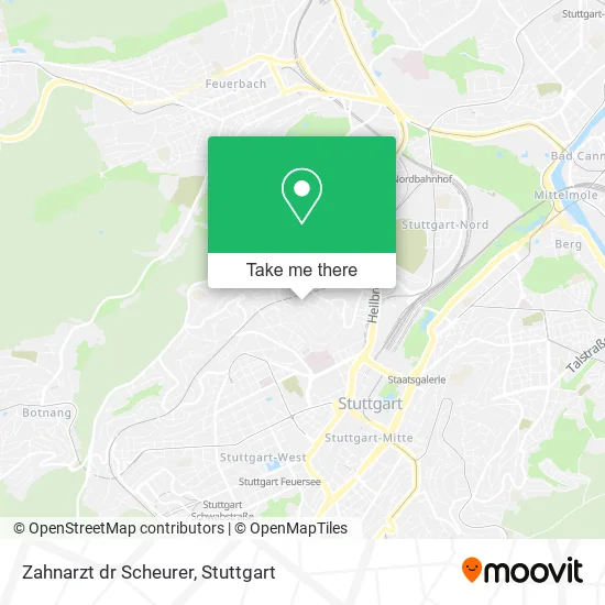 Карта Zahnarzt dr Scheurer