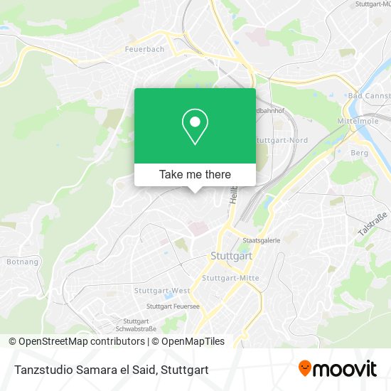 Tanzstudio Samara el Said map