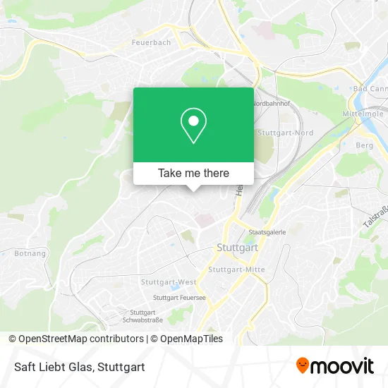 Карта Saft Liebt Glas