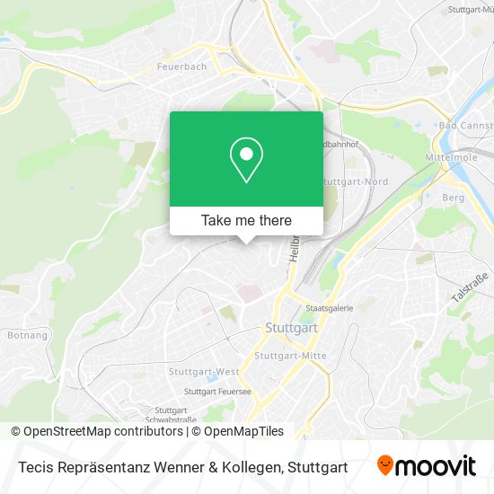 Tecis Repräsentanz Wenner & Kollegen map