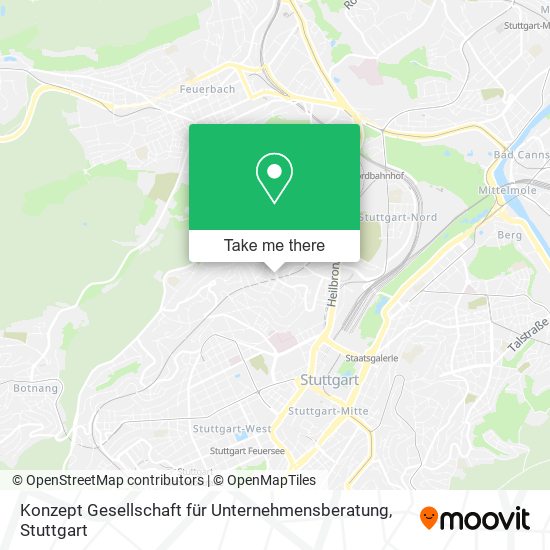 Konzept Gesellschaft für Unternehmensberatung map