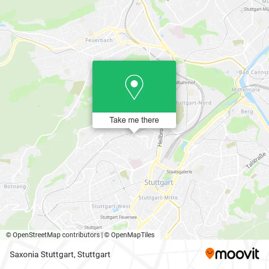 Карта Saxonia Stuttgart