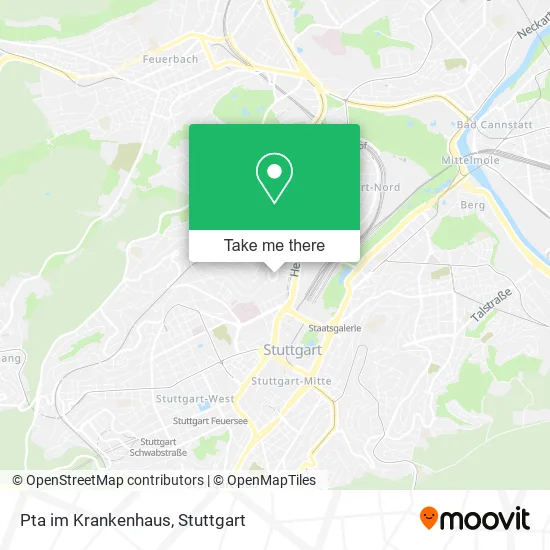 Карта Pta im Krankenhaus