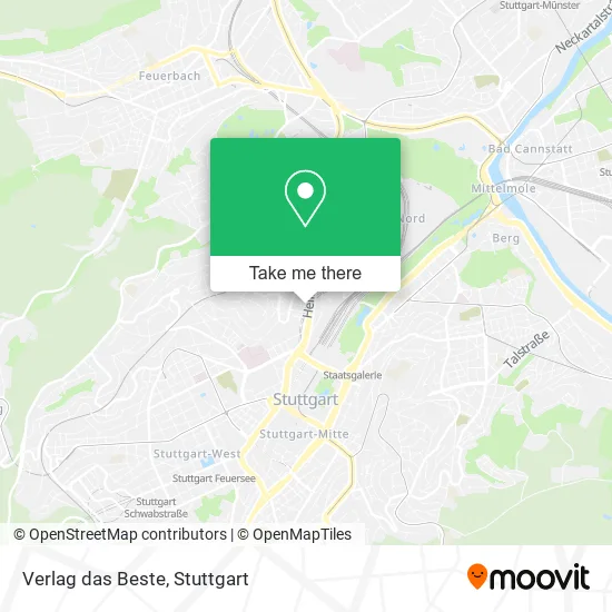 Карта Verlag das Beste