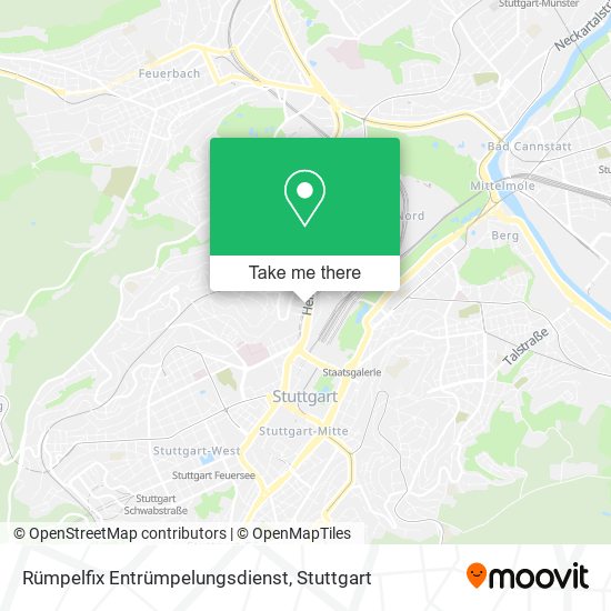 Rümpelfix Entrümpelungsdienst map