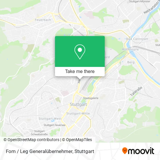 Карта Fom / Leg Generalübernehmer