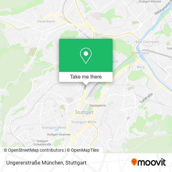 Карта Ungererstraße München