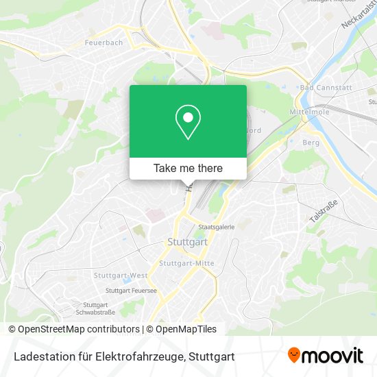 Ladestation für Elektrofahrzeuge map
