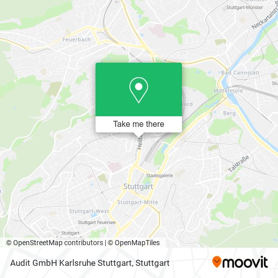Audit GmbH Karlsruhe Stuttgart map