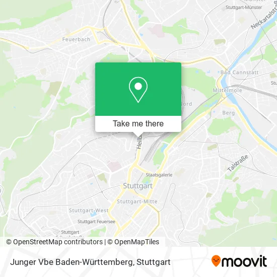 Карта Junger Vbe Baden-Württemberg