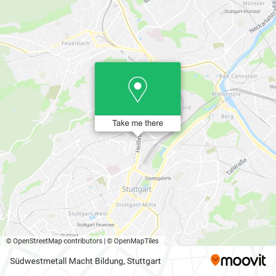 Südwestmetall Macht Bildung map