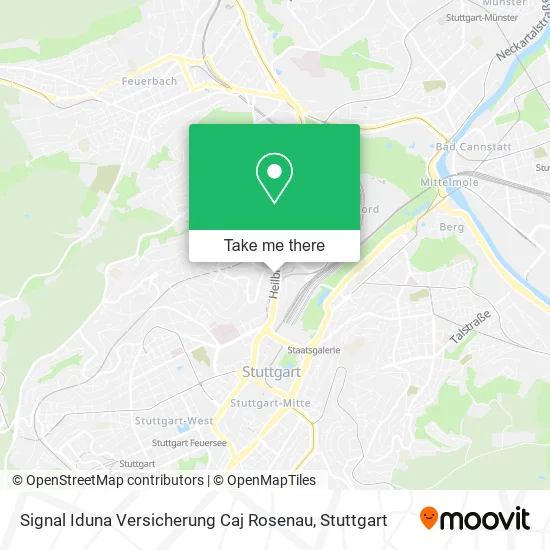 Карта Signal Iduna Versicherung Caj Rosenau