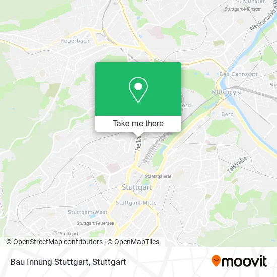 Карта Bau Innung Stuttgart