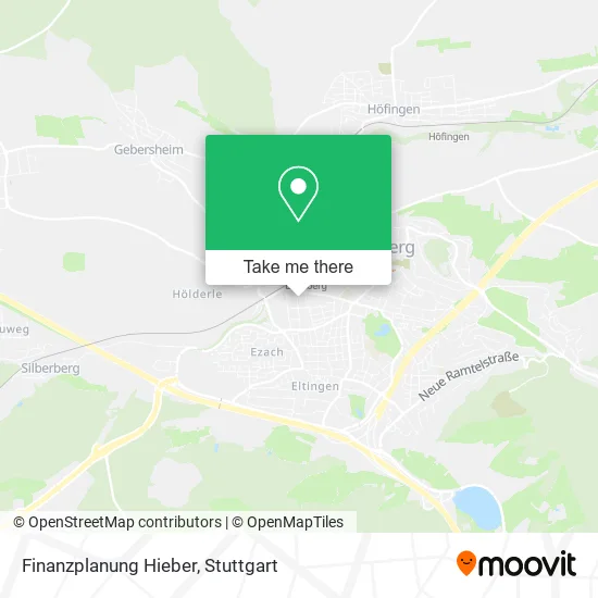 Карта Finanzplanung Hieber