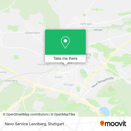 Карта Nevo Service Leonberg