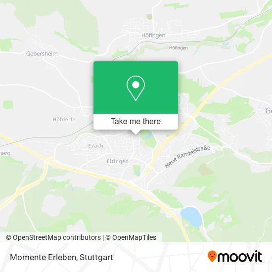 Карта Momente Erleben