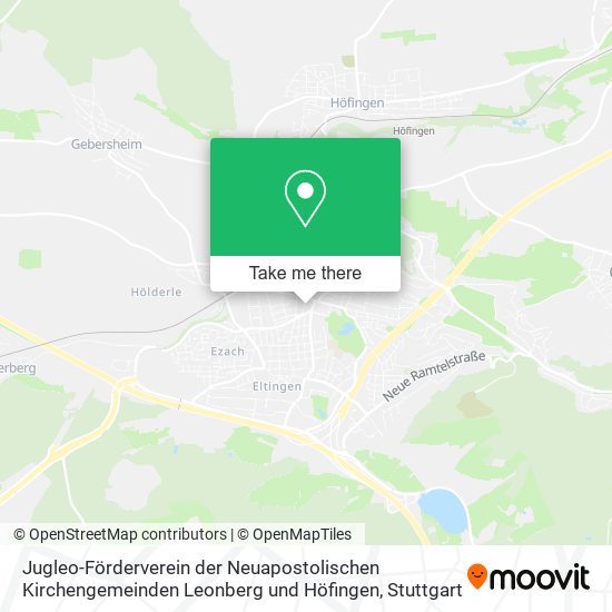 Jugleo-Förderverein der Neuapostolischen Kirchengemeinden Leonberg und Höfingen map