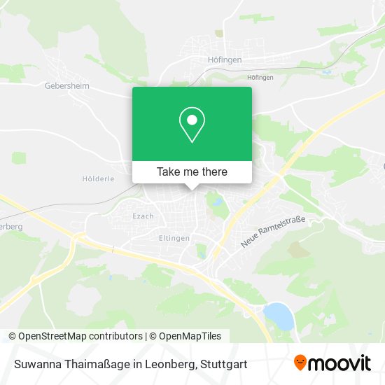 Suwanna Thaimaßage in Leonberg map