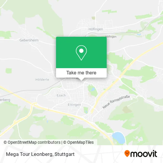 Карта Mega Tour Leonberg