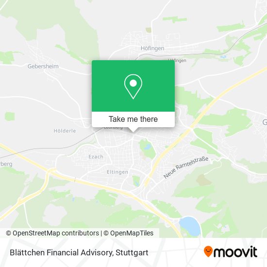 Blättchen Financial Advisory map