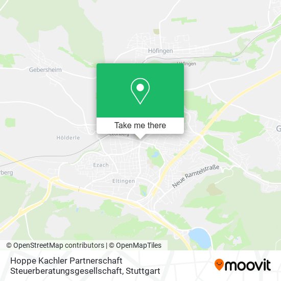 Hoppe Kachler Partnerschaft Steuerberatungsgesellschaft map