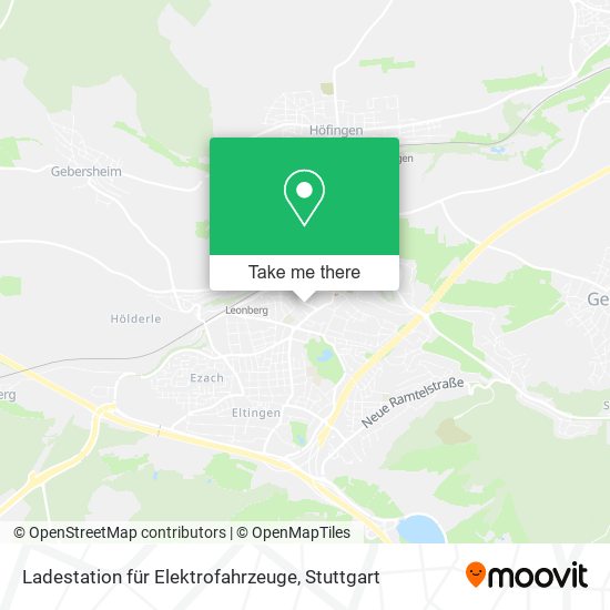 Ladestation für Elektrofahrzeuge map