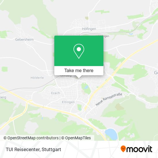 TUI Reisecenter map