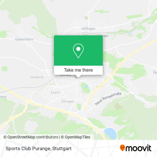 Sports Club Purange map