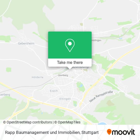 Rapp Baumanagement und Immobilien map