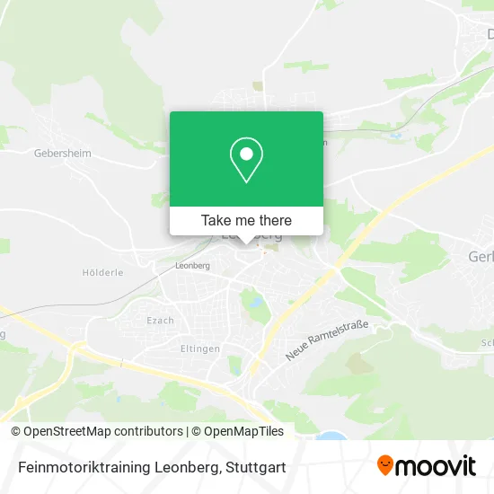 Карта Feinmotoriktraining Leonberg