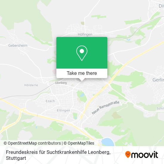 Freundeskreis für Suchtkrankenhilfe Leonberg map