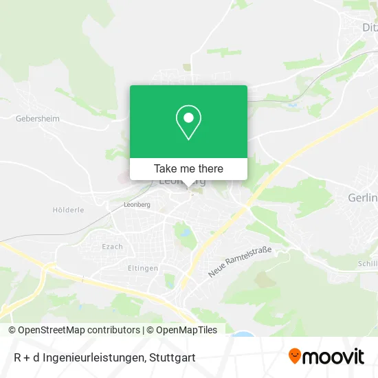 Карта R + d Ingenieurleistungen