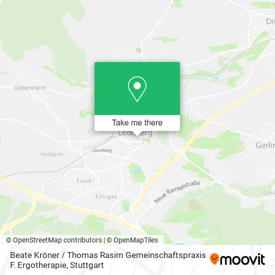 Карта Beate Kröner / Thomas Rasim Gemeinschaftspraxis F. Ergotherapie